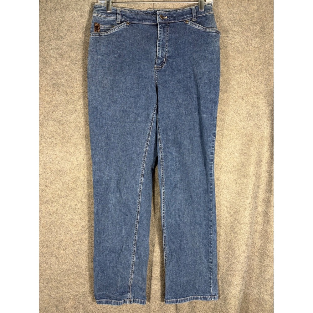 Out of the Blue J. Jill Denim Womens Size 6 Blue Straight Leg Jeans 41-5094